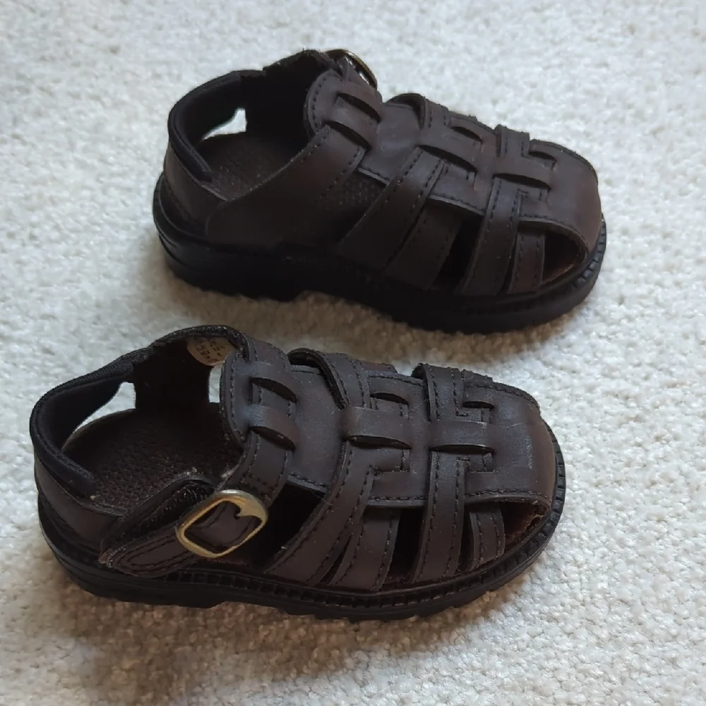 3 For $30. Classic Brown Kids Sandals